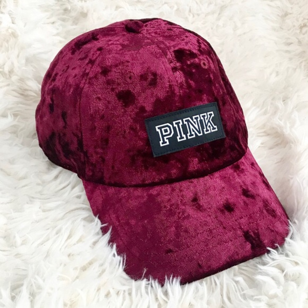 Victoria’s Secret “PINK” velvet baseball cap